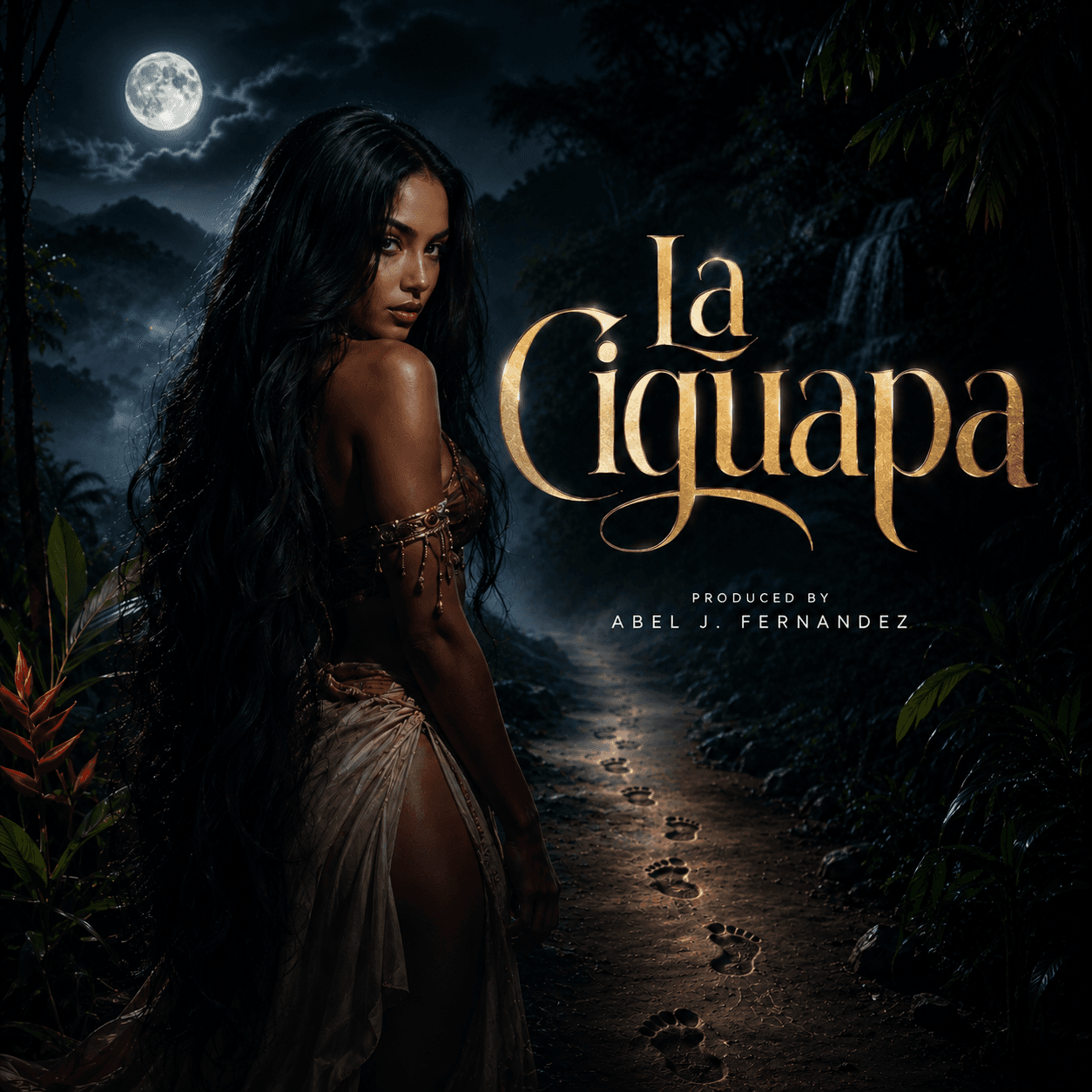 La Ciguapa — single cover art by Abel J. Fernandez