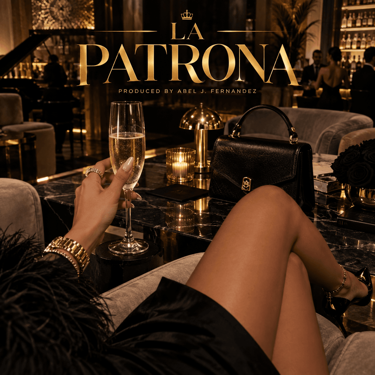 La Patrona — single cover art by Abel J. Fernandez